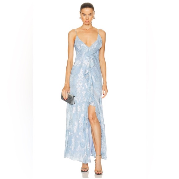 free people light blue maxi dress Morning Glory Maxi (Blue) main image 0